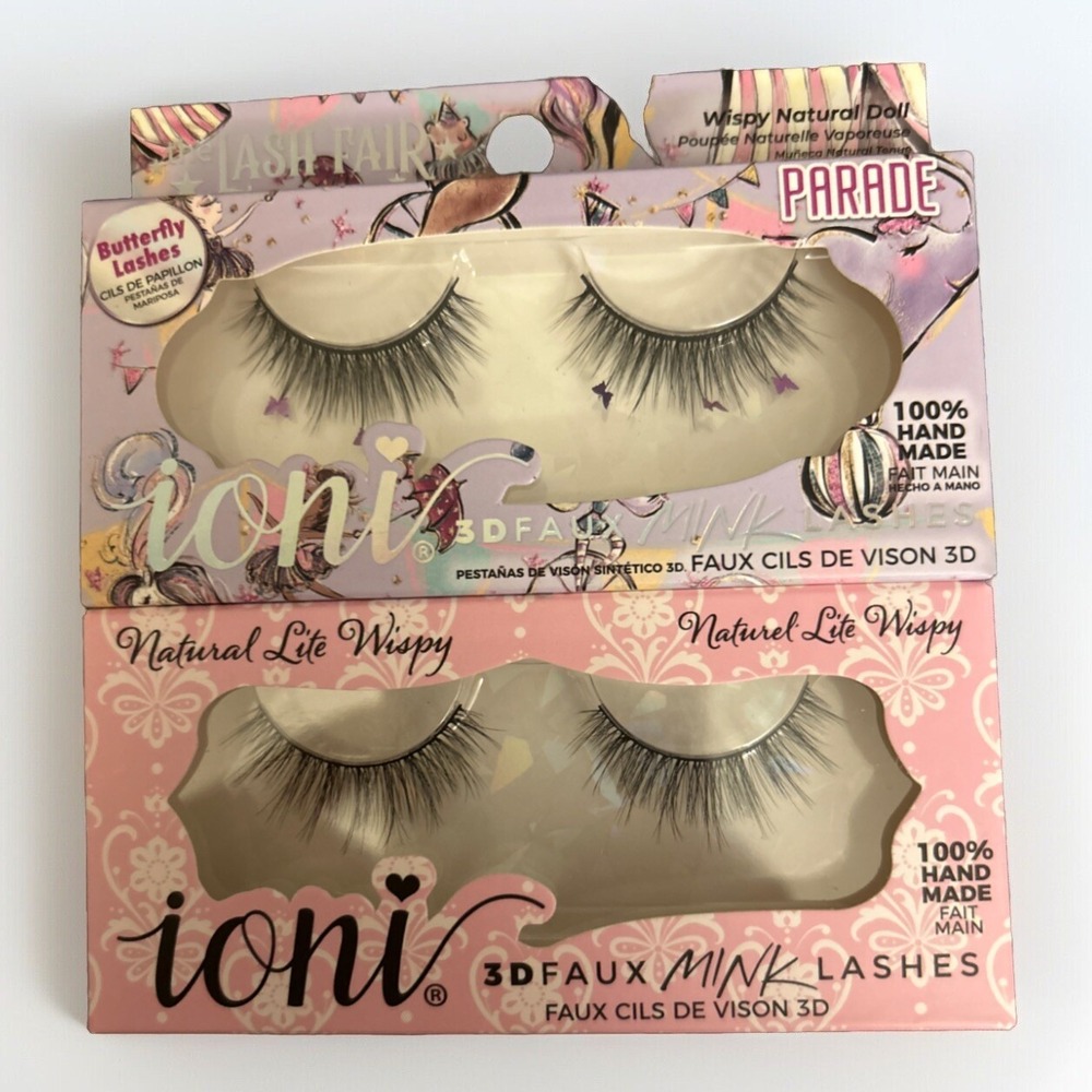 Ioni  3D Faux The Lash Fair parade W/ Butterflies, and Natural Lite Wispy